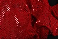 Red sequins - 15m. roll